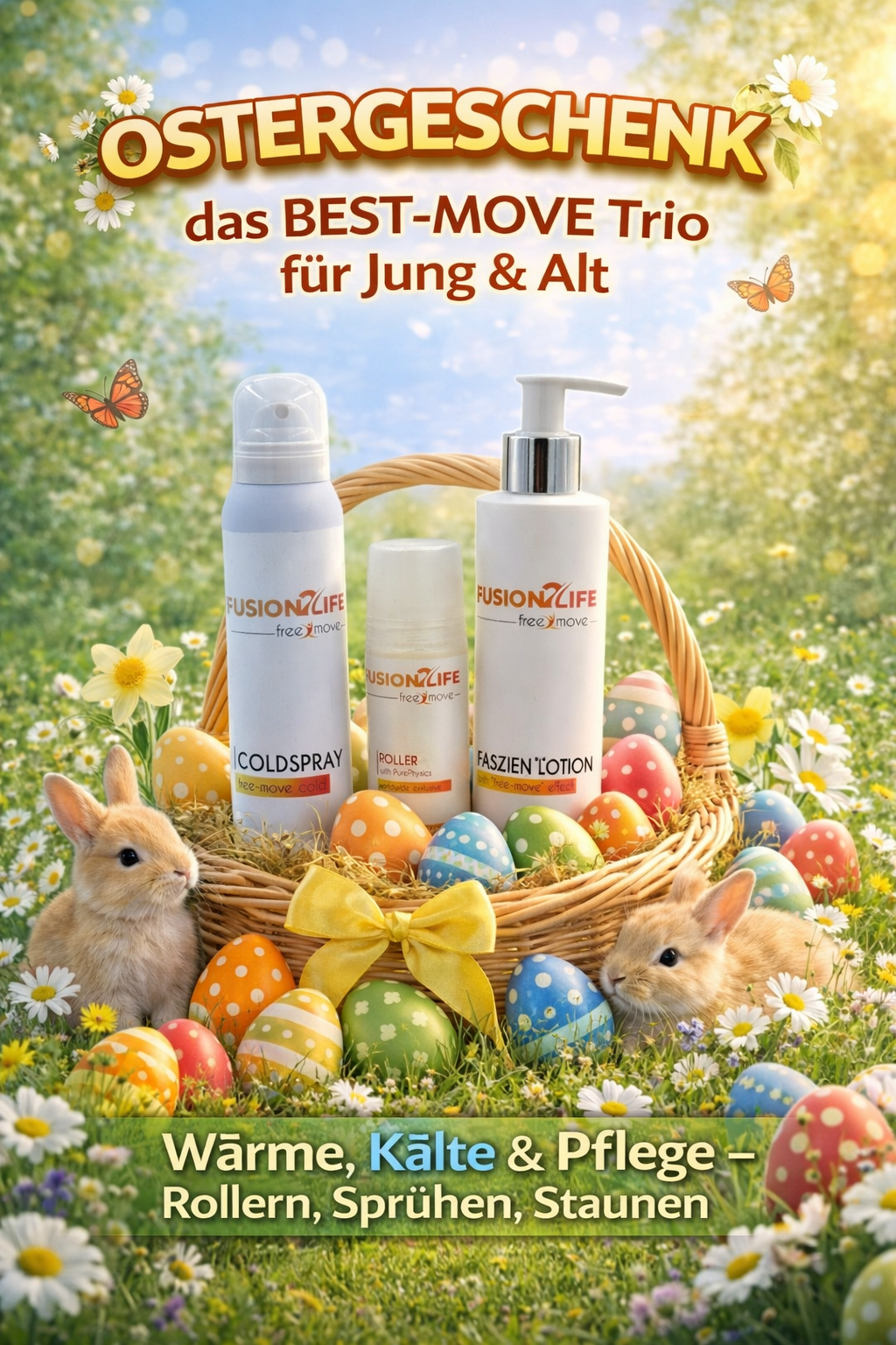 Superpaket "best-move" (Roller + Spray + Lotion) * with PurePhysics Technology