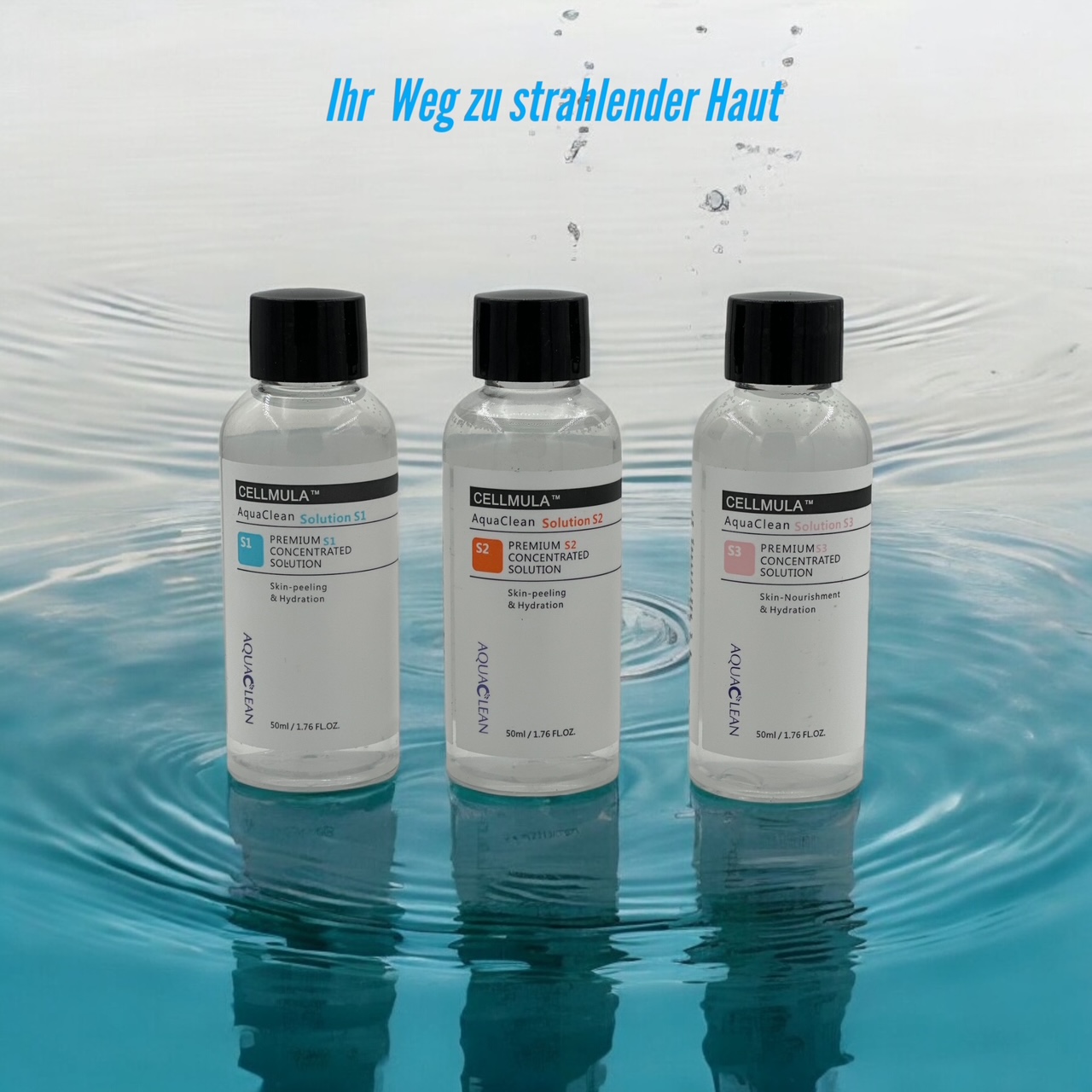Cellmula - Hydra Facial Konzentrierte Lösung | Für Dermabrasion | Aqua Clean Serum Cellmula - Hydra Facial Konzentrierte Lösung | Für Dermabrasion | Aqua Clean Serum
