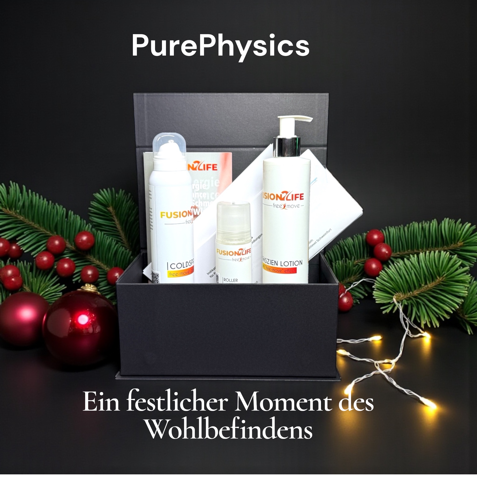 Geschenkpaket "best-move" (Roller + Spray + Lotion) * with PurePhysics Technology