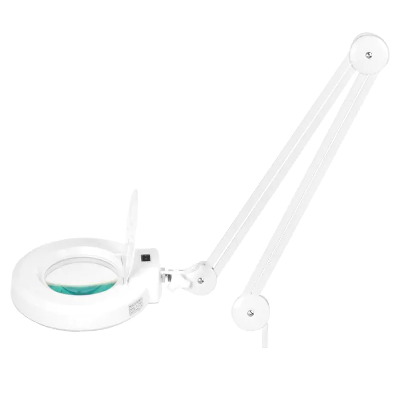 LED-Lupenlampe (5 Dioptrien) mit einem 5-armigen Stativ > weiß LED-Lupenlampe (5 Dioptrien) mit einem 5-armigen Stativ > weiß